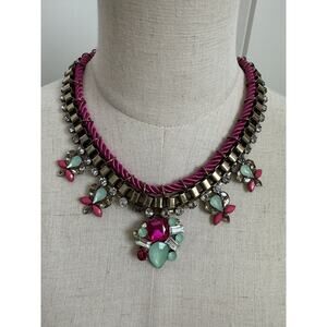 Moon And Lola Colorful Stones Necklace Metal Accent, Luxe Rope & Chain vintage